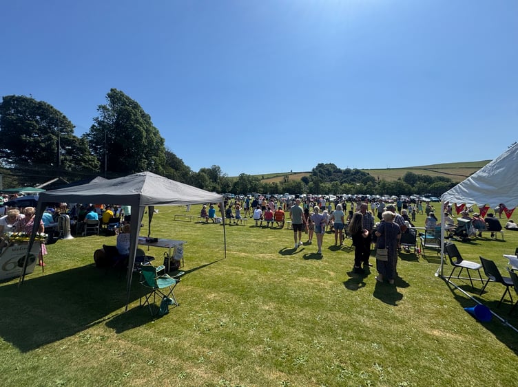 It was once again brilliant weather for Marown folk to celebrate 80 years of their Memorial Playing Fields in Crosby