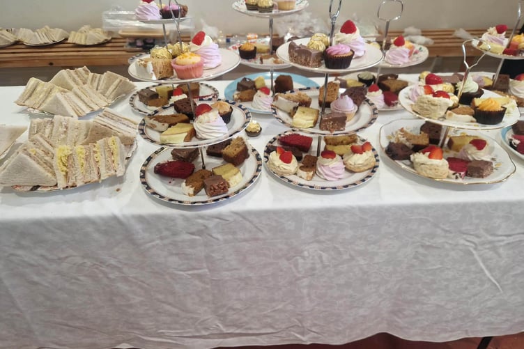 Afternoon tea and cake proved popular