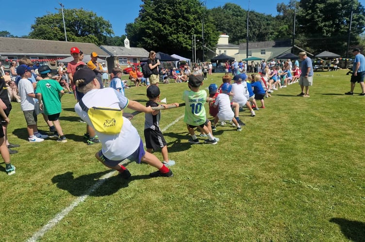 Children enjoyed the activities in Crosby on Sunday