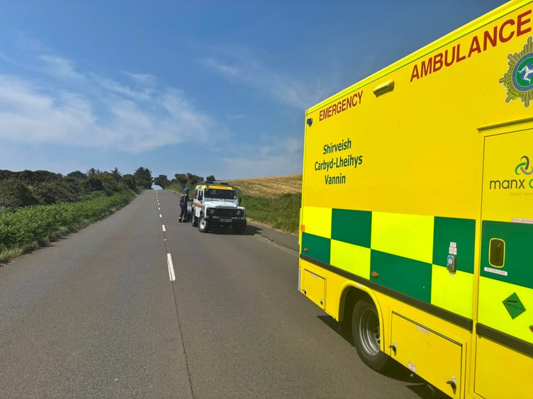 The Coastguard team attended the scene and worked alongside paramedics to assess the casualty.