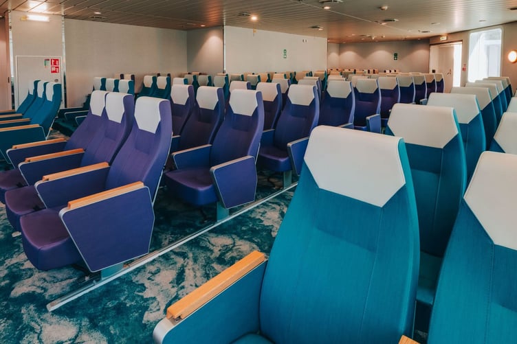 The Niarbyl Lounge onboard the Ben-my-Chree