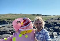 Noel Edmonds reunited with Mr Blobby during Calf of Man adventure