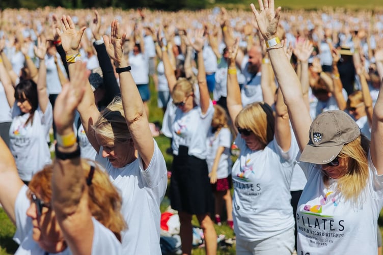 A sea of white t-shirts could be seen across the Knockaloe site