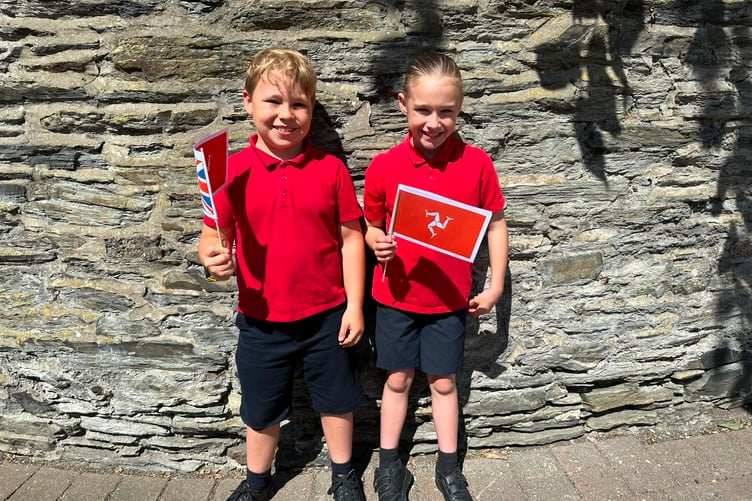 L-R Dougie McCann and Olivia Larkin
