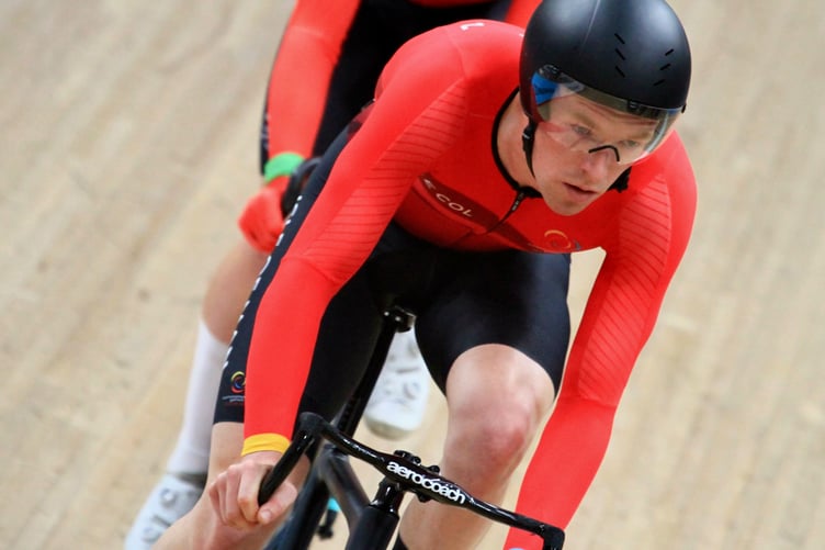 Matt Bostock in action on the track at the 2022 Commonwealth Games (Photo: Dave Norton)