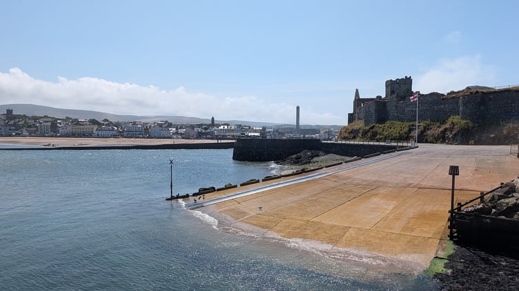 The works involve a parking suspension and managed access on the breakwater (Image: DGC)