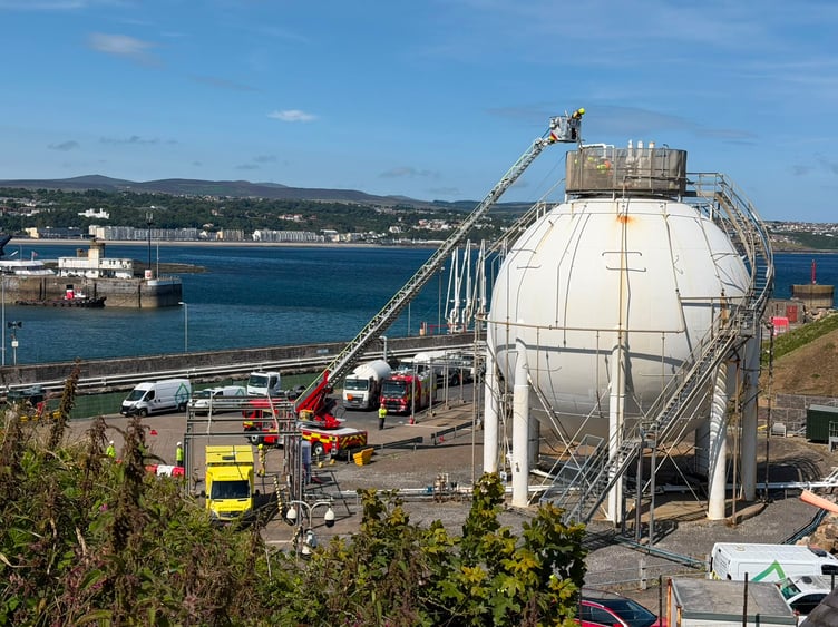 The simulated incident was designed to test the site's emergency systems and the way different agencies work together in the event of a major incident (Photo: Frank Schuengel)