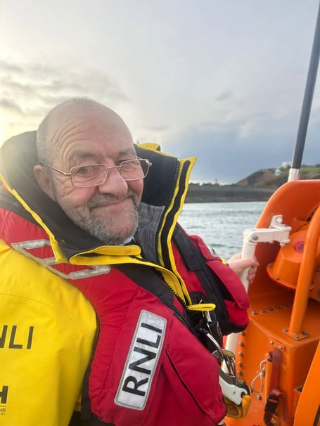 Long-serving RNLI Douglas crew member John McCreadie has passed away