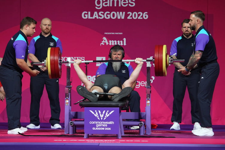 Alfie Bezance executed all three of his lifts cleanly in an impressive debut performance at the Commonwealth Games (Photo: Dave Norton)