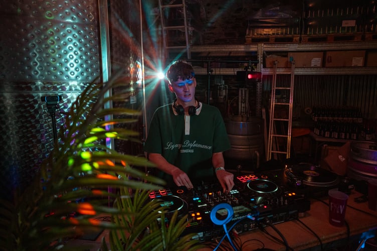 Jack Burgees was one of the DJ's who played at the event