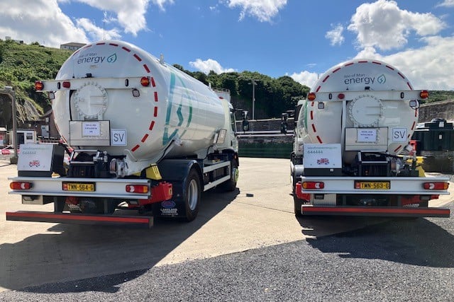 Isle of Man Energy's two new LPG road tankers