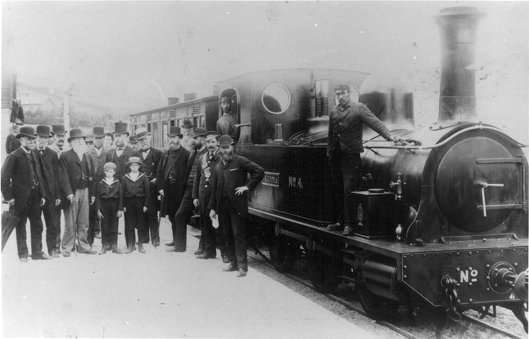 The official opening of Foxdale Railway Station on August 16 1886