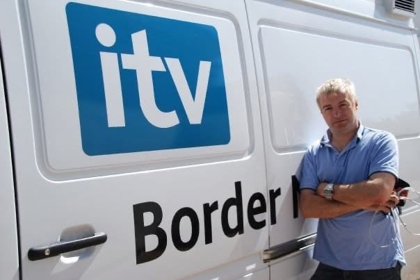 Paul working for ITV Border