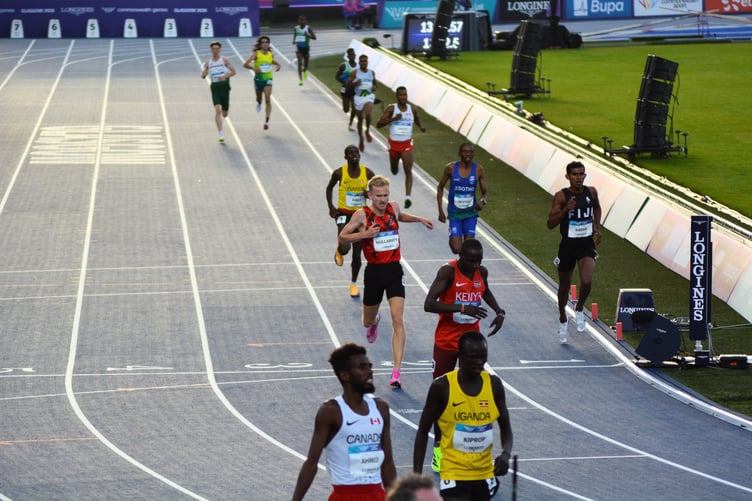 David Mullarkey crossing the line in 11th place (Photo: Andy Dalrymple)