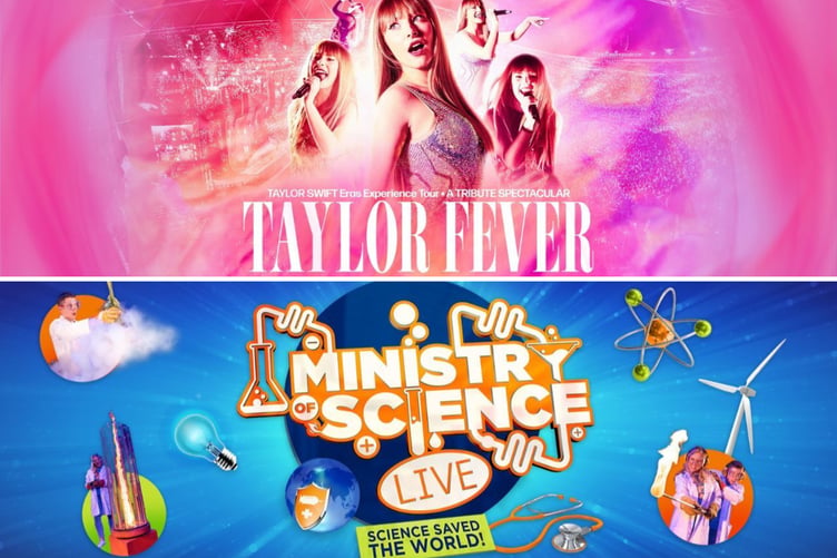 Taylor Fever and Ministry of Science Live posters