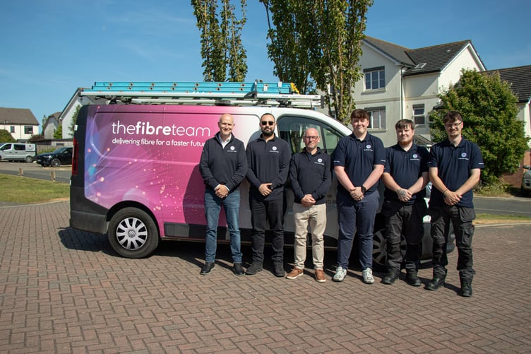 The newly-formed Manx Telecom home network team