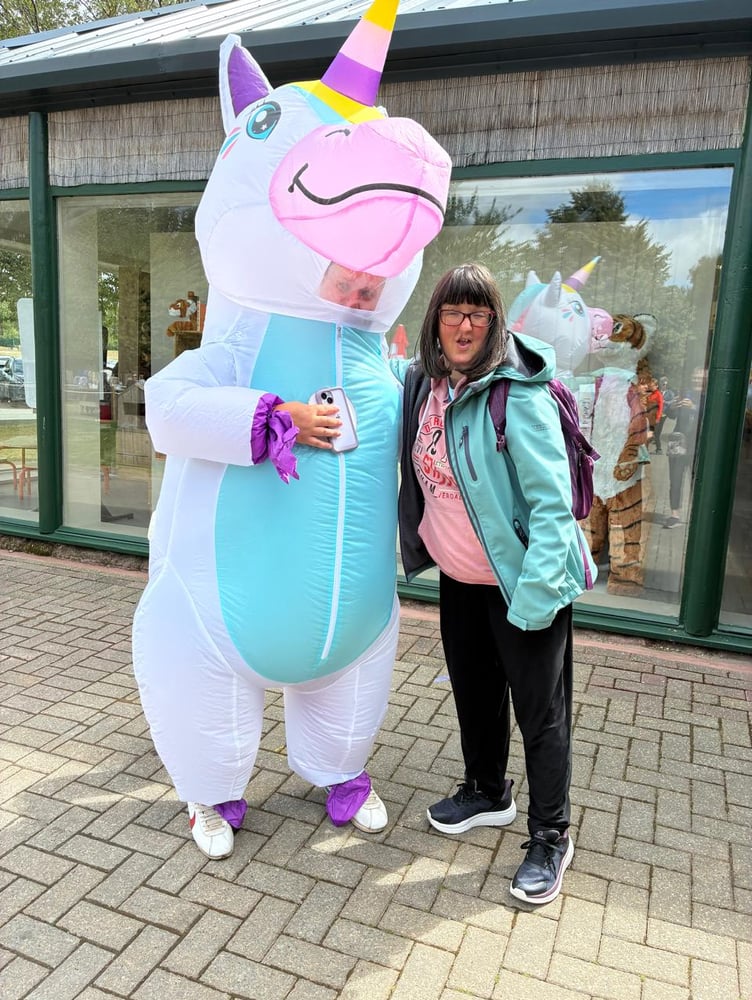 A unicorn was also spotted at the park