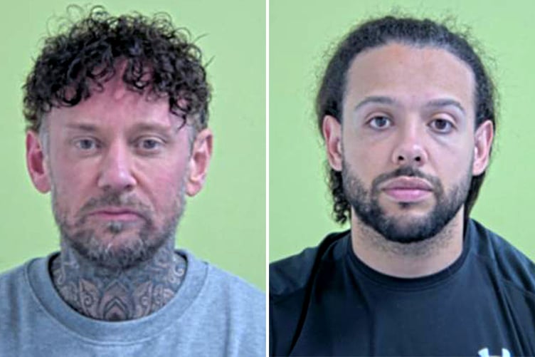 Mark Jones and Reece Coley have been jailed for conspiring to remove criminal cash from the Isle of Man