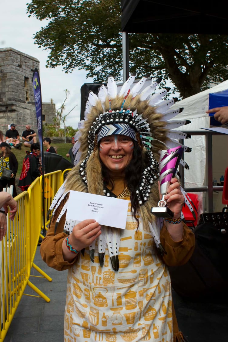Trish, the winner of best dressed cafe/restaurant