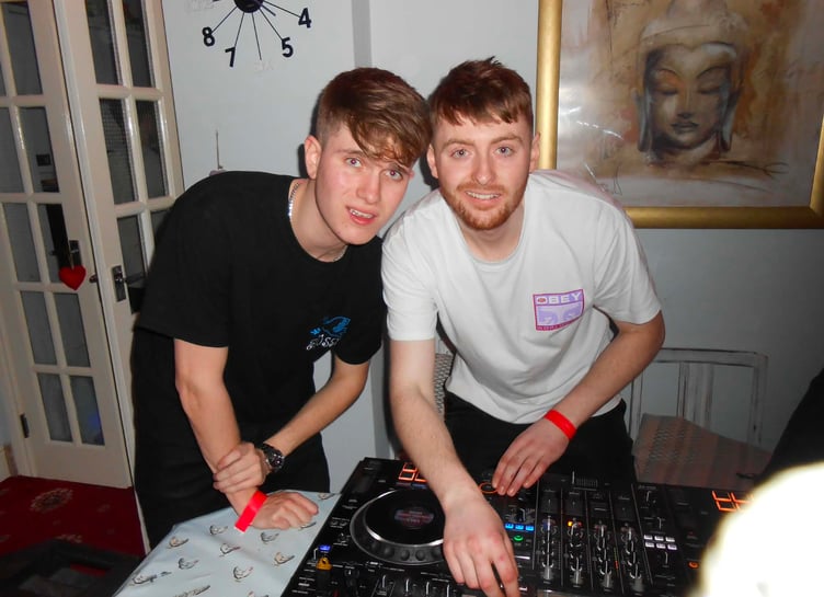 Jaime Craig with best friend Kian Broadhead