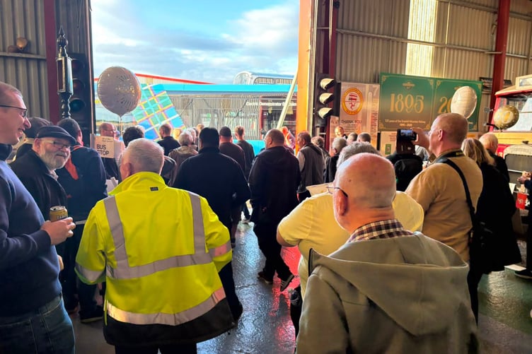 Bus Vannin officially unveiled the 50 year celebratory livery in Manx tartan