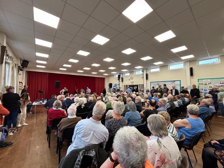 The public meeting regarding the Ramsey District Cottage Hospital was held in Ramsey on Thursday night