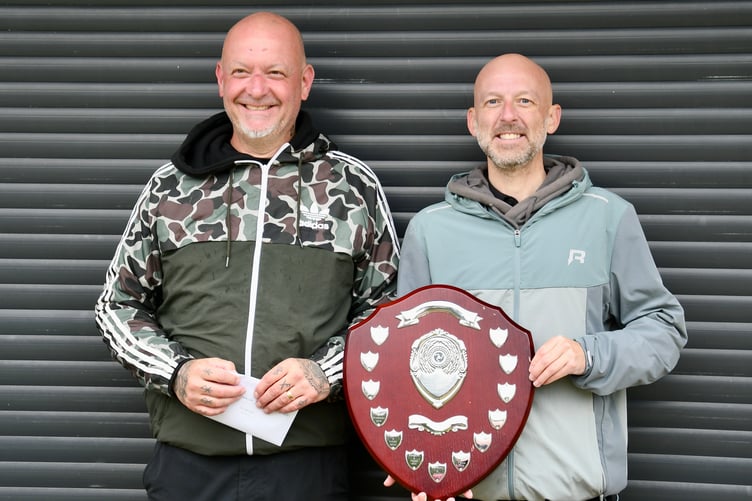 Association Doubles Championship winners John Kennish (left) and David Bradford (Photo: Arnie Withers)