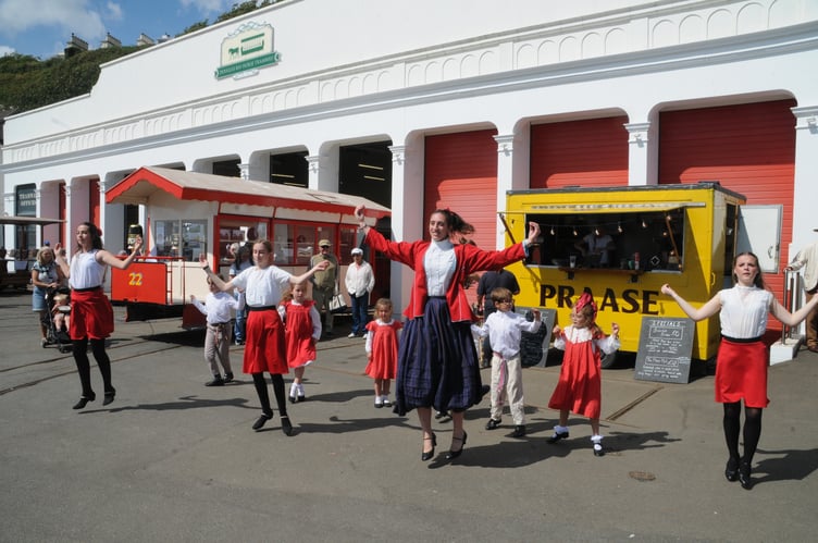 Different generations of Manx dancers took centre stage