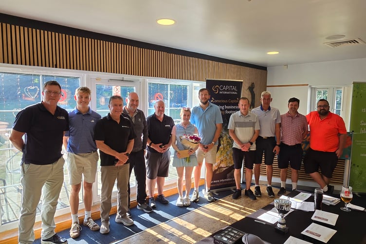 Some of the participants at the Capital Cup Charity Golf Challenge
