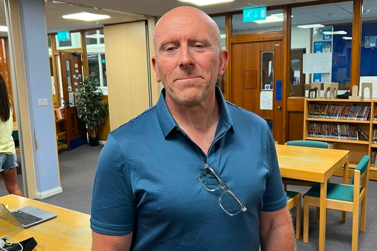 Head Teacher of Castle Rushen High School, Keith Winstanley
