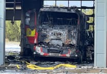 Pictures show full extent of damage after fire station inferno
