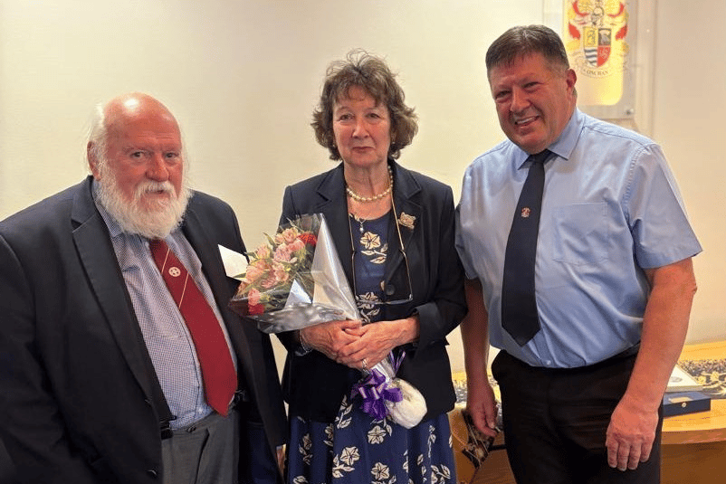 Rare civic reception held to honour Manx historian