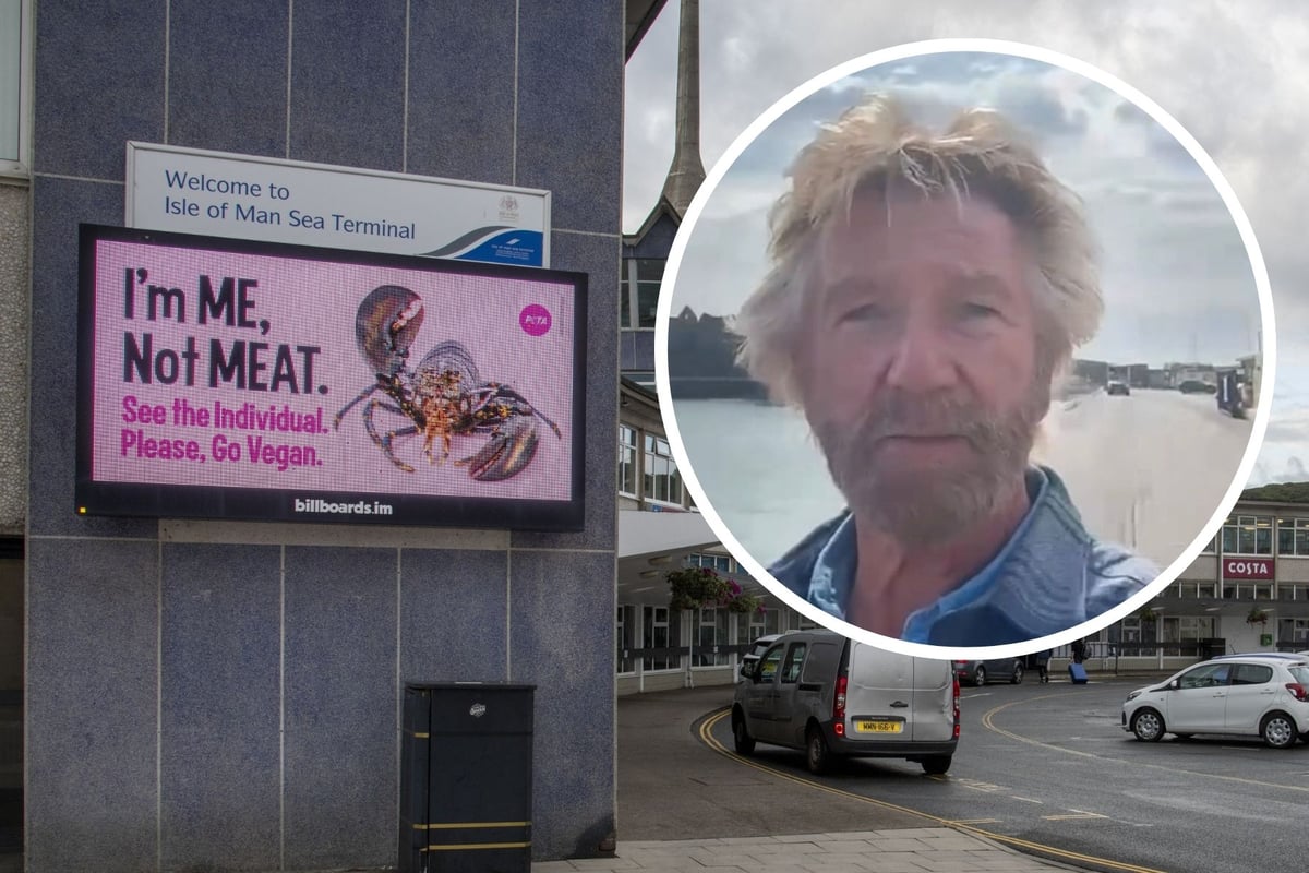 PETA wades into Noel Edmonds lobstergate’ row with Isle of Man billboards