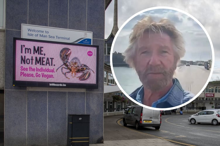 PETA has put up pro-lobster billboards at the Sea Terminal