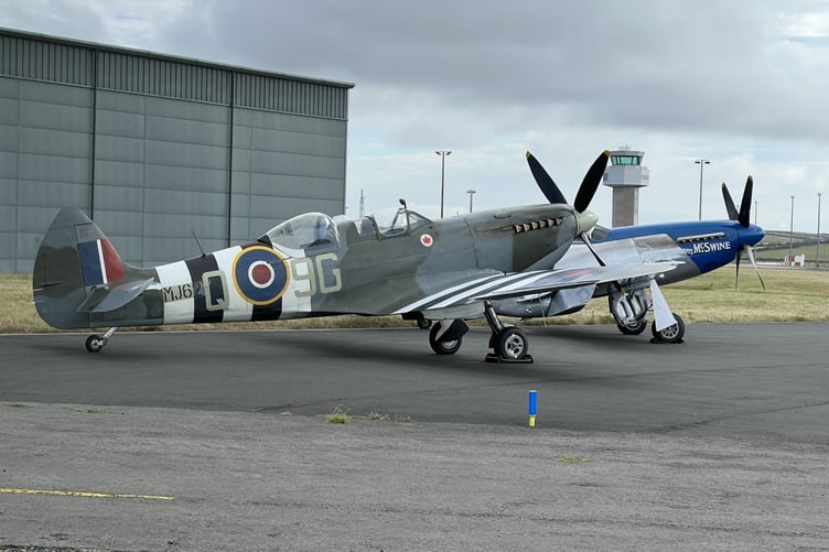 The Spitfire shot down an Me109 on its second day in service