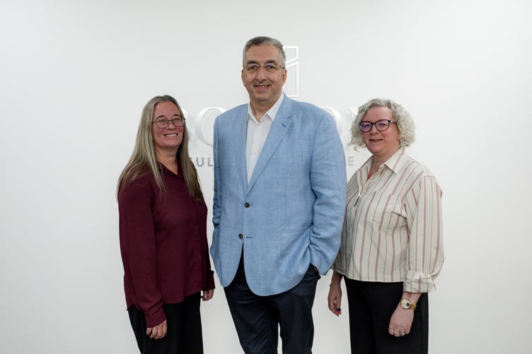 (Left to right) Lisa Whear, Roelf Odendaal and Leanna Dobson