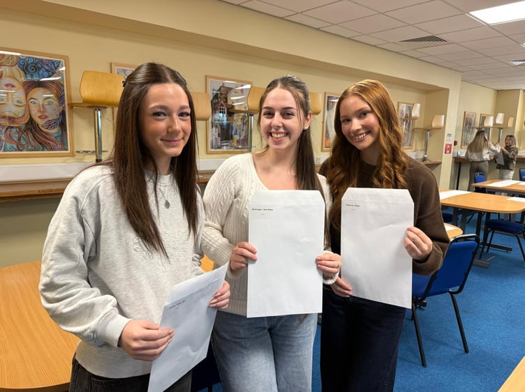Ellie Price, Ava-Rose McGregor and Chloe Roberts