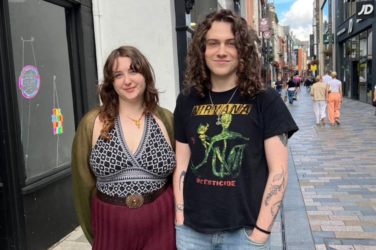 Aerin Atkins and Dylan Kelly (L-R)