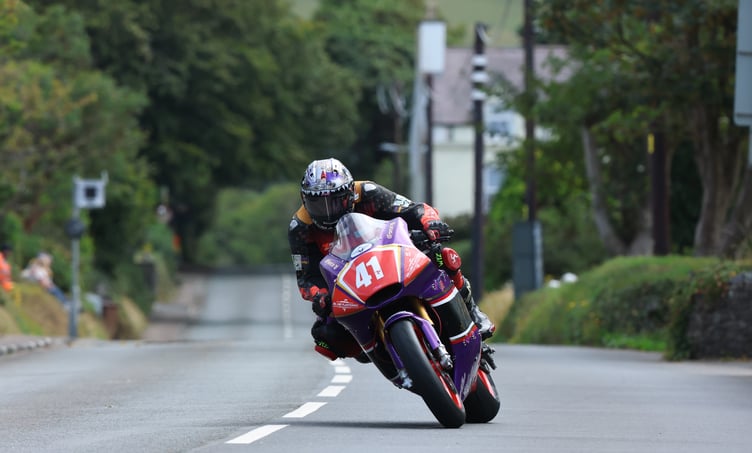 Manxman Luke Blevins in action during Sportbike qualifying earlier this week (Photo: CJS Photography)