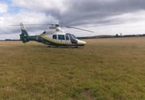 Casualty airlifted to UK hospital after serious crash