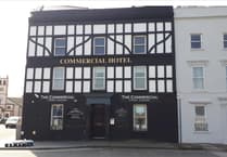 Row over hedge cutter ends with punch and bar stool being thrown