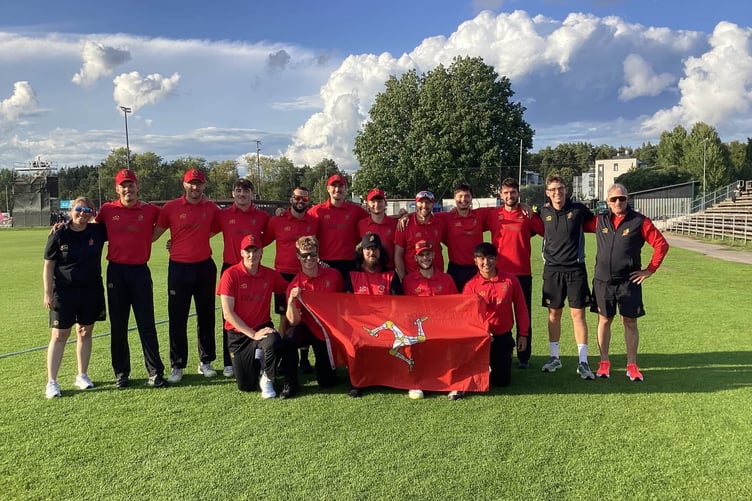 The Isle of Man squad in cricket (Photo: Isle of Man Cricket)