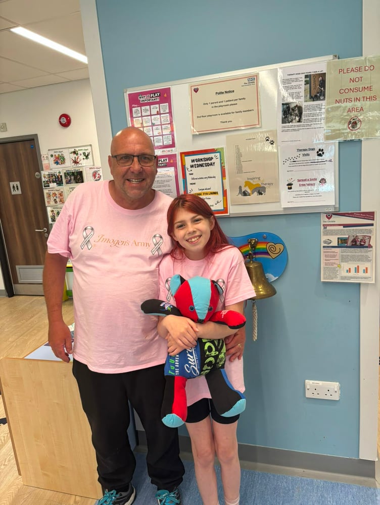 Paul Turner with his granddaughter Imogen