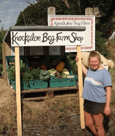 Knockaloe Beg Farm, beneath Peel Hill in Patrick, launched its farm shop earlier this month
