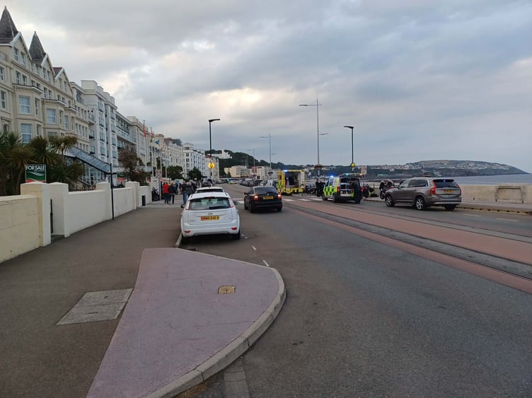 The incident occurred at around 7pm on Wednesday