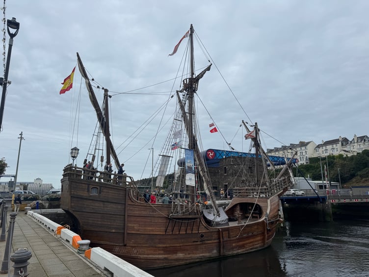 The Nao Santa María is a full-size replica of the ship used by Columbus during his 1492 voyage across the Atlantic