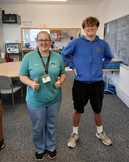 Rebecca Wilkinson and Zach Hand