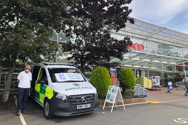An ambulance will visit communities around the Isle of Man this week