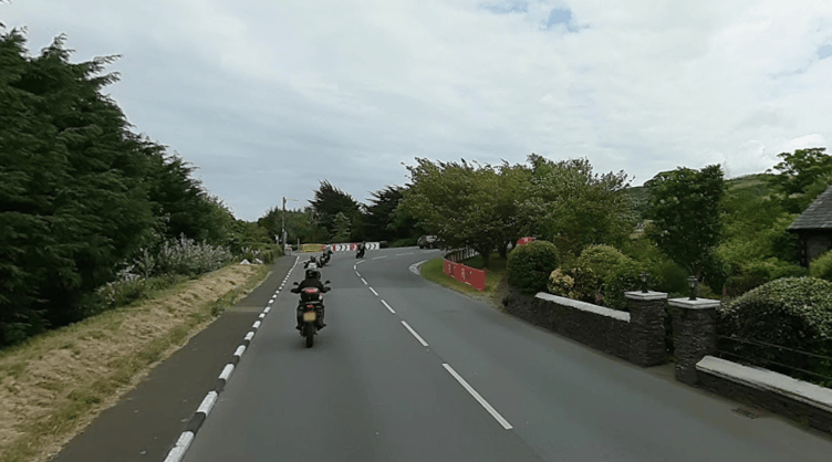 The crash has occurred at Sulby Bridge