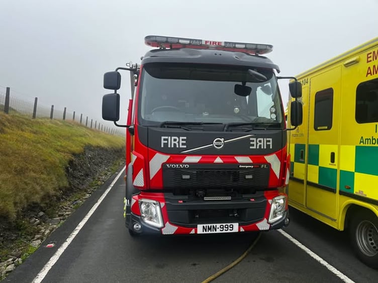 Emergency services attend collision at Windy Corner